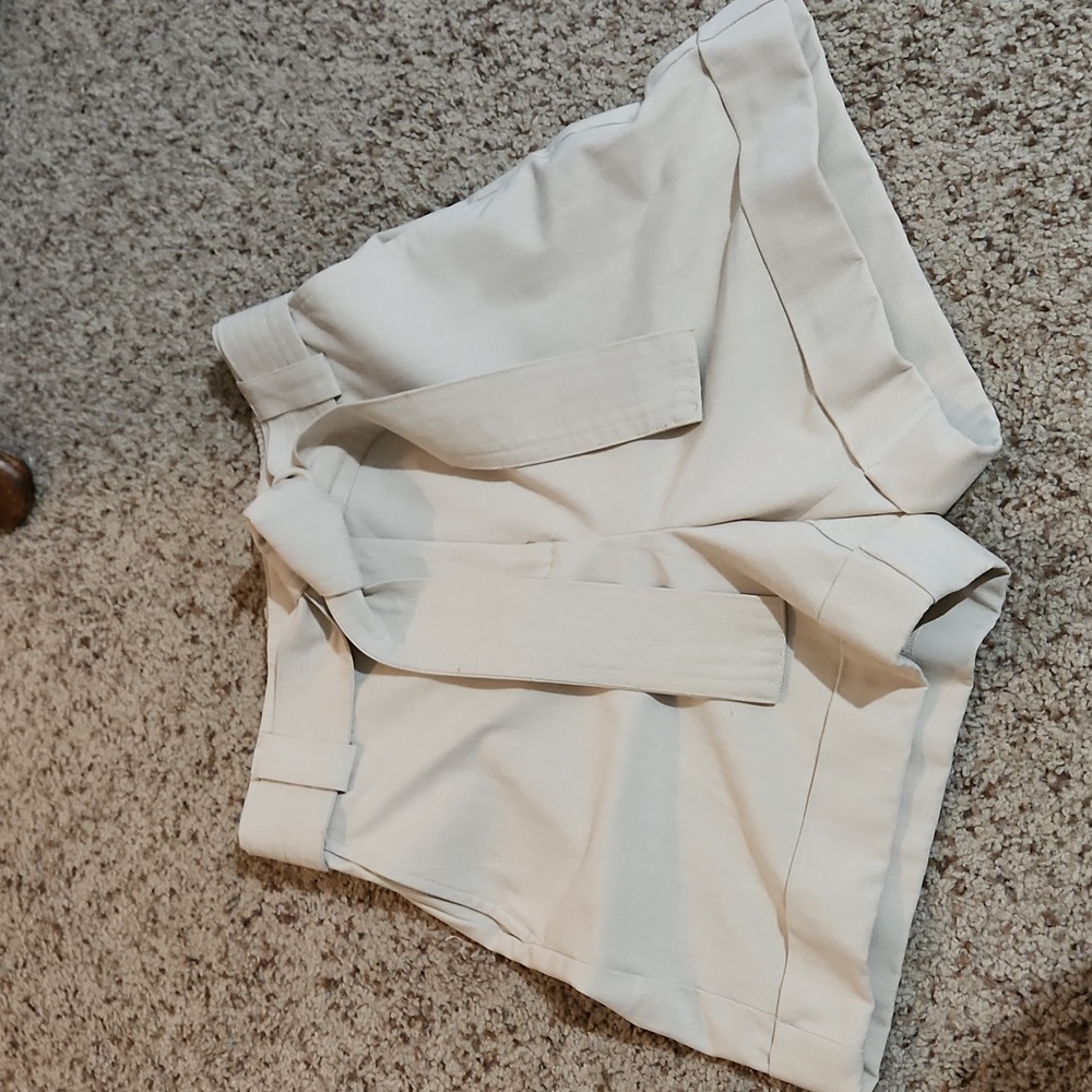 High waist Rachel Zoe belted shorts